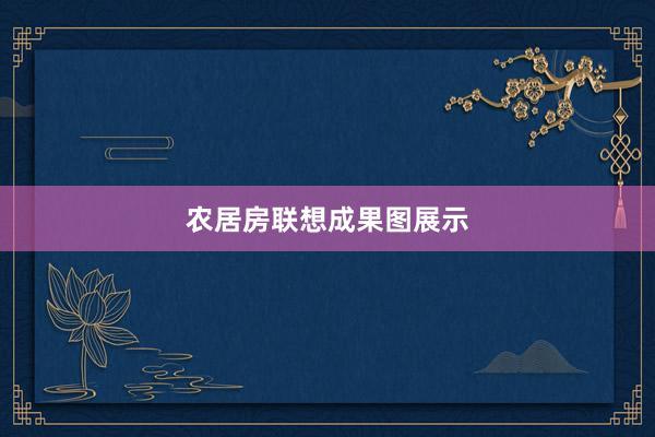 农居房联想成果图展示